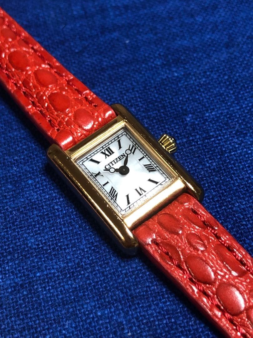 CITIZEN kii ソーラー時計　革ベルト新品交換済