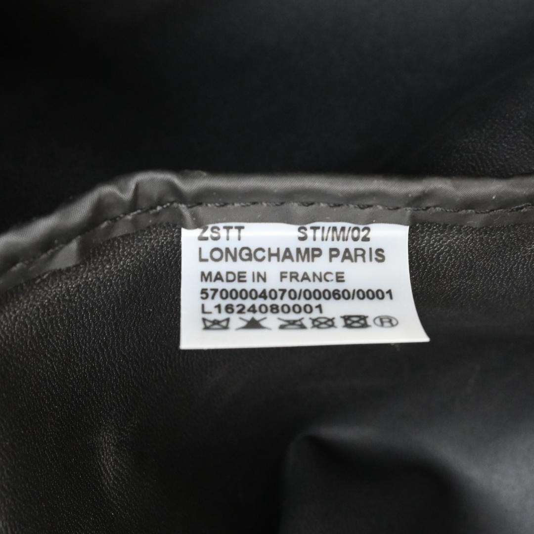 47577★年 ロンシャン ボストンバッグ ルプリアージュ ブラック