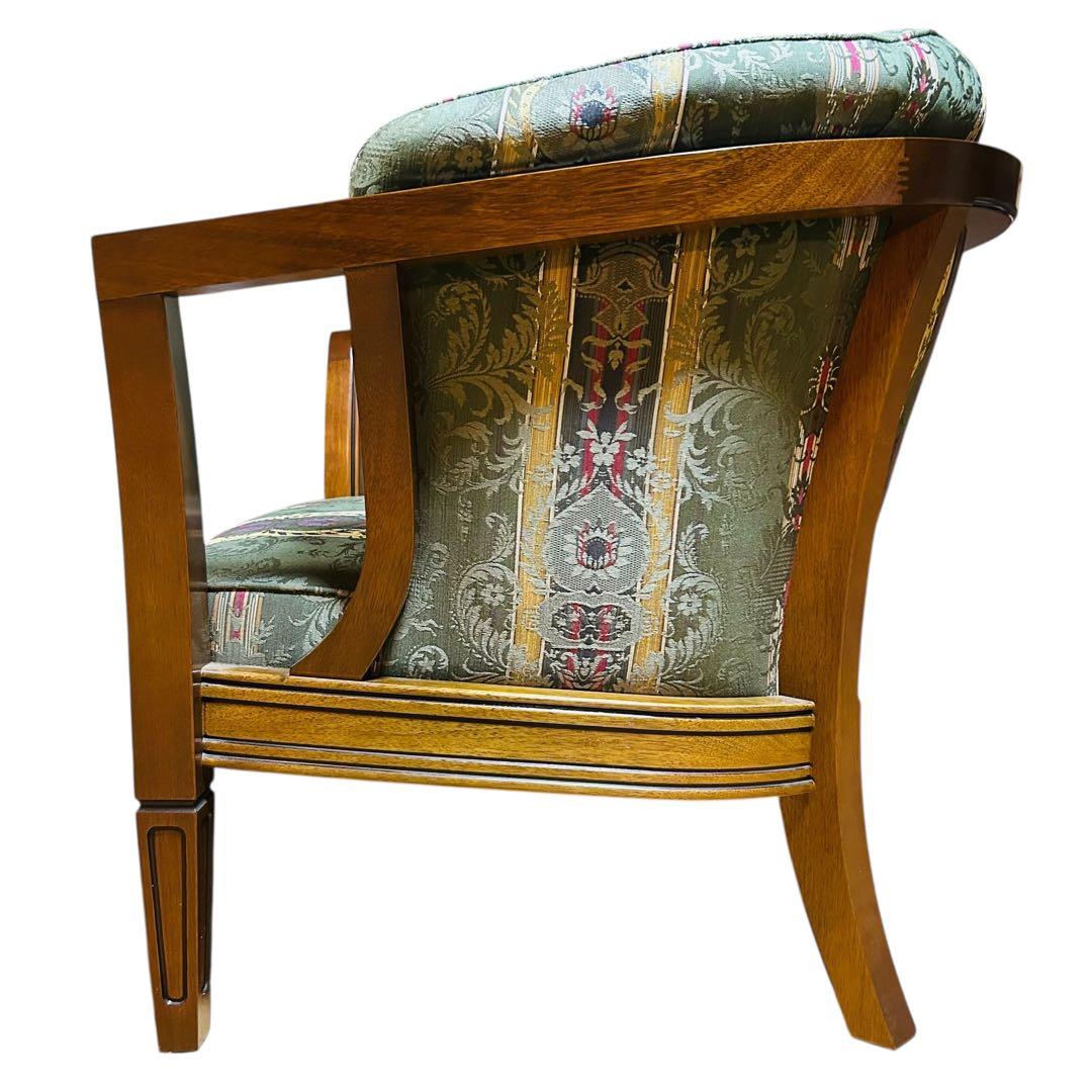 【極美品】マルニ木工 地中海ロイヤル シャルル アームチェア 1人掛けソファ ①