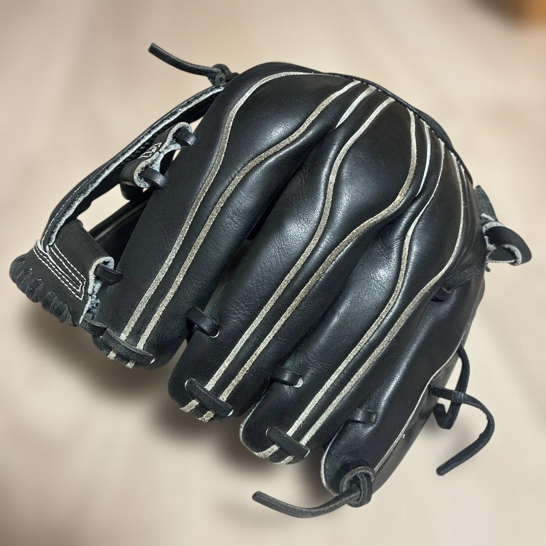 asics ゴールドステージ　内野用 黒