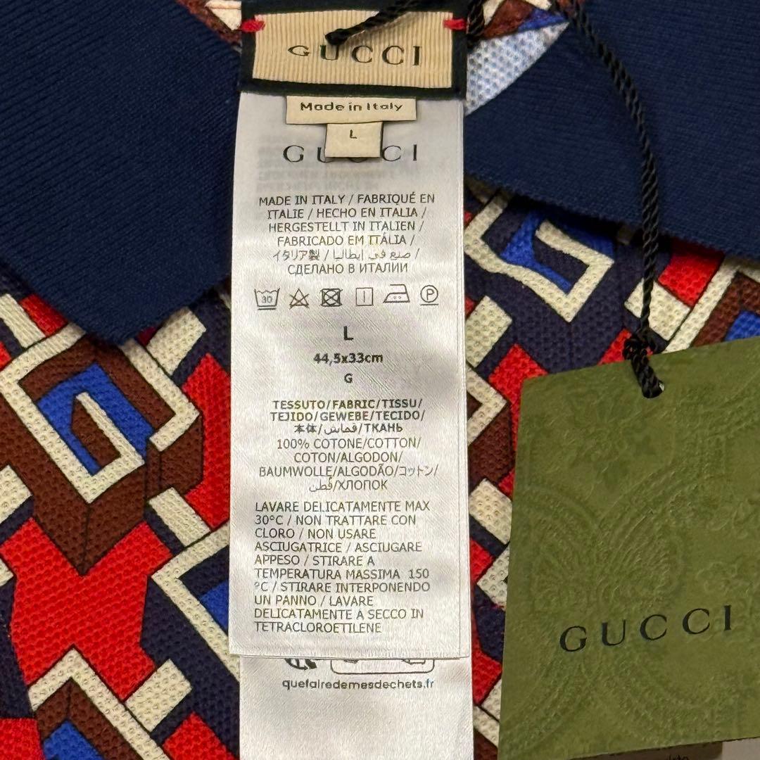 グッチ　GUCCI　犬用ウェア　Lサイズ　新品未使用　G レッド　ブルー