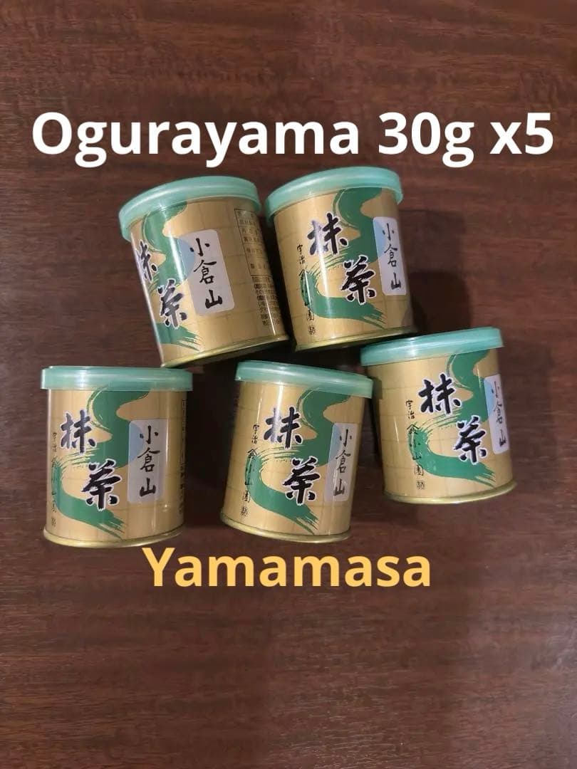 【新品新値段】山政小山園　抹茶 小倉山　30g×5本(賞味期限2026年08月)