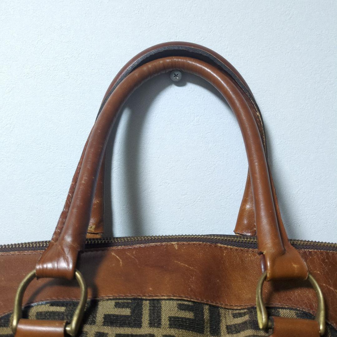 FENDI フェンデイ トートバッグ ズッカ柄 肩掛け ビンテージ ボストン