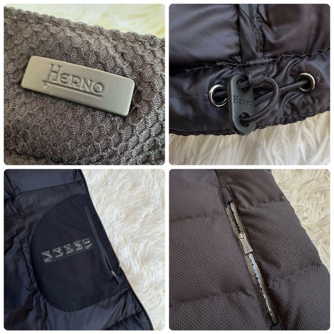 HERNO ヘルノ ラミナー 2way ロングダウンコート　ブラック