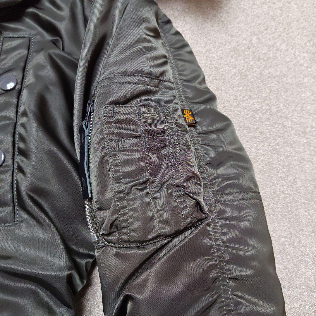 ✨美品✨アルファALPHA N-3B フライトジャケット【L】カーキモッズパーカ