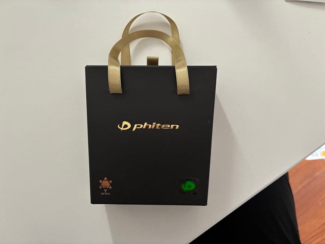 【phiten】ネックレス チタンチェーン ステーション