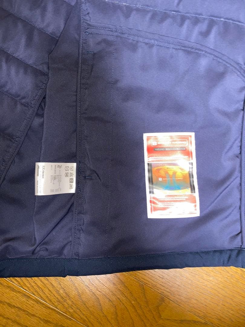 美品❗️ミズノゴルフ ムーブダウンジャケット ブレスサーモ ストレッチ