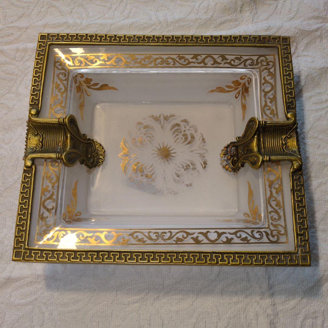 再お値下げしました!ＺARAホーム、アンティーク風灰皿、希少。お洒落な小物入れ