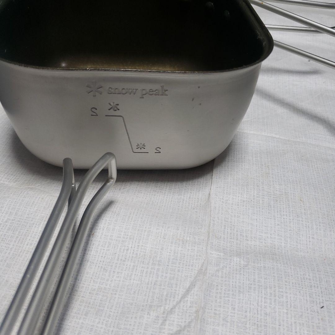 スノーピーク角形クッカーセット 収納ネット付き