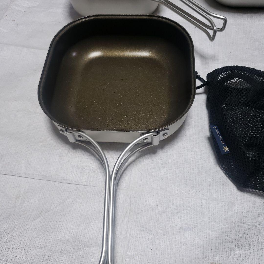 スノーピーク角形クッカーセット 収納ネット付き