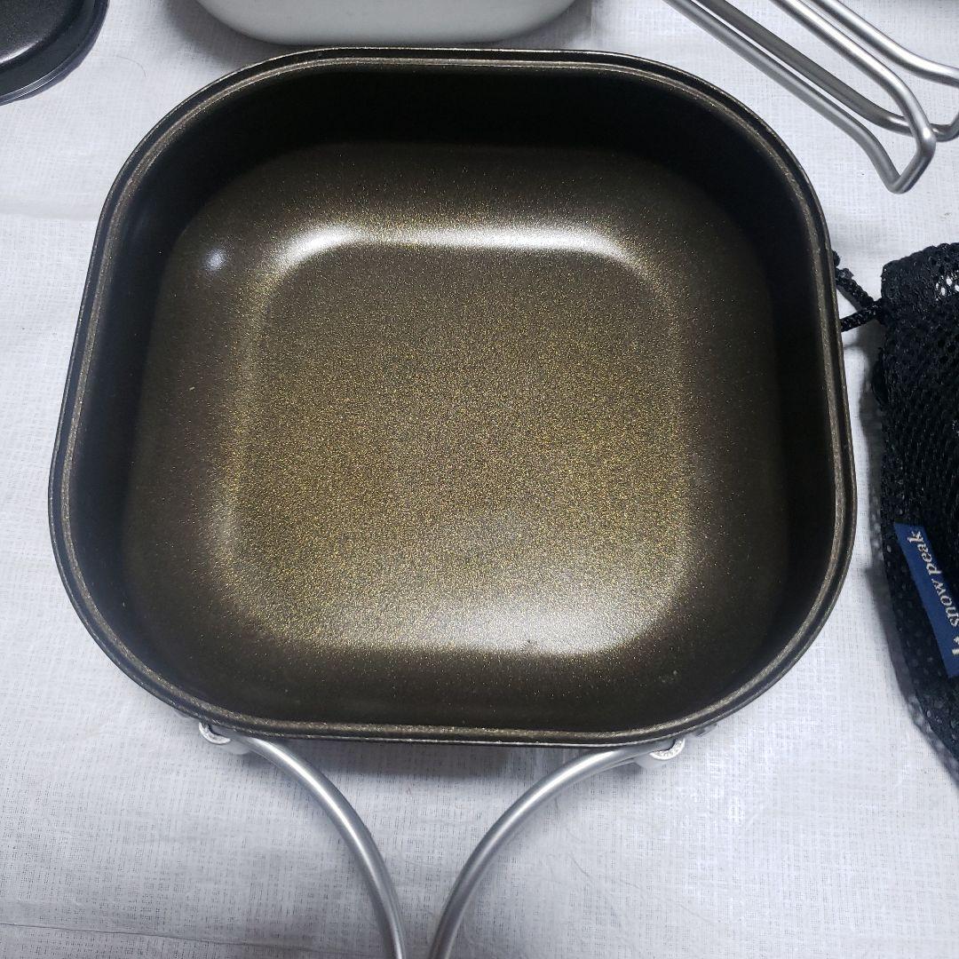 スノーピーク角形クッカーセット 収納ネット付き