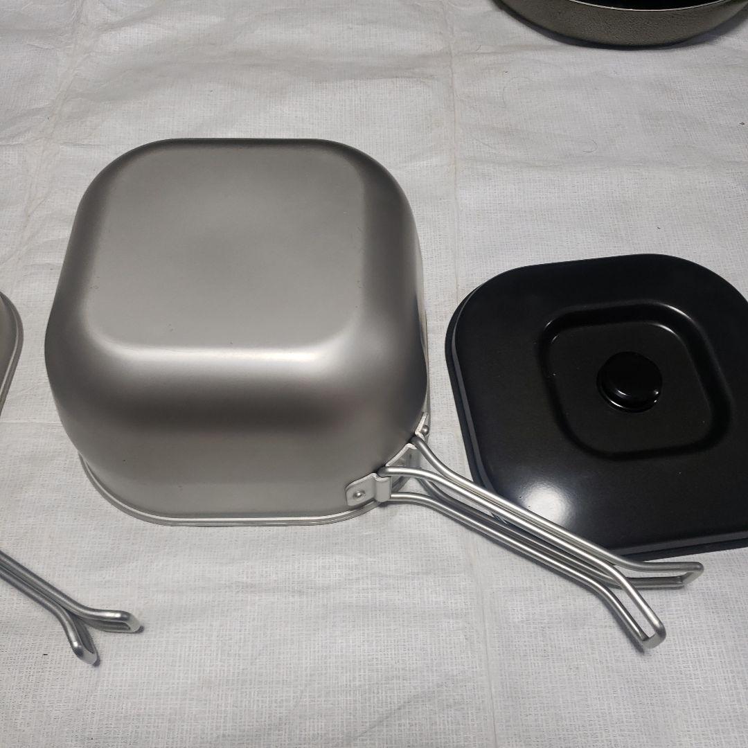 スノーピーク角形クッカーセット 収納ネット付き