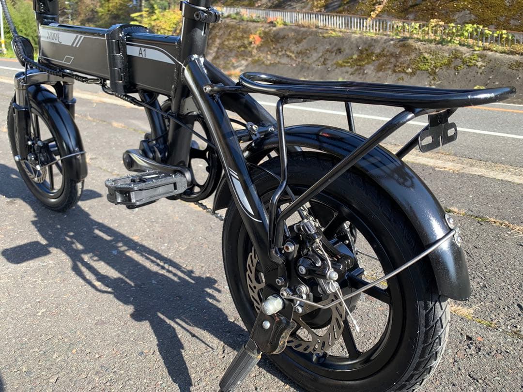 動作確認済 送料無料AiDDE ディスク式MTB 折りたたみ電動自転車A1