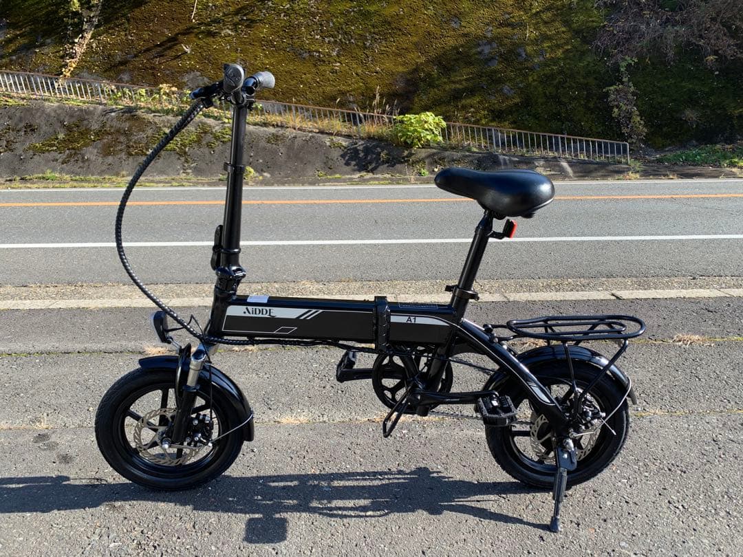 動作確認済 送料無料AiDDE ディスク式MTB 折りたたみ電動自転車A1
