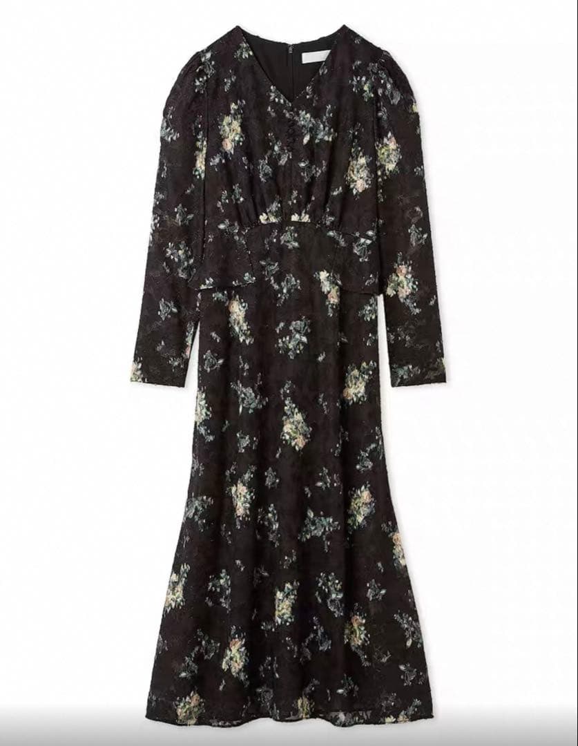 celford ウエストぺフラムデザインワンピース 38