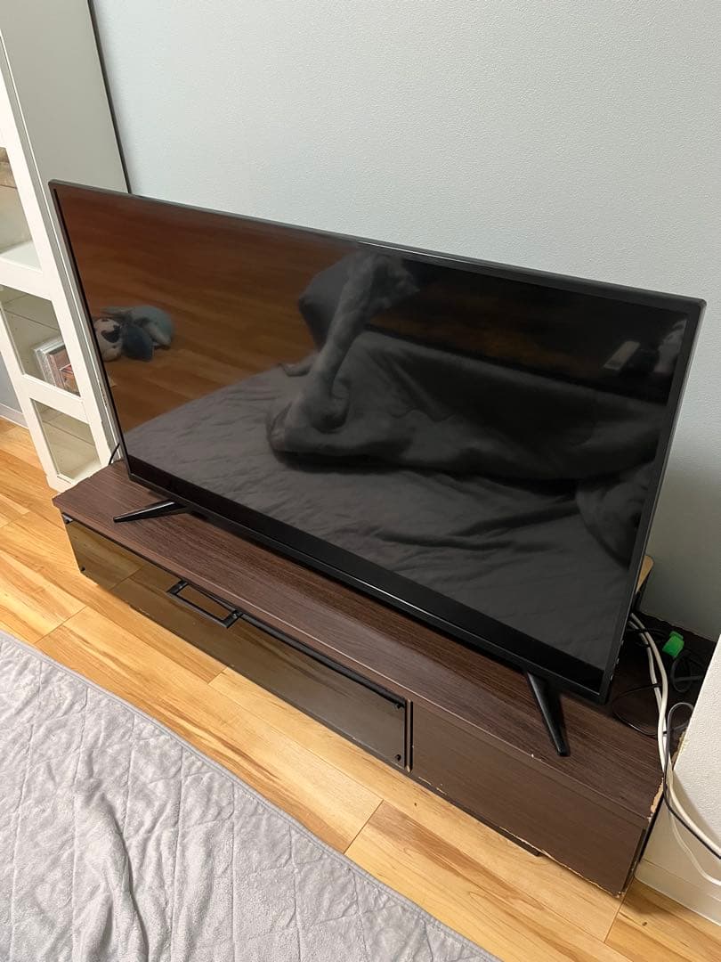 テレビ台 引き出し付き　ダークブラウン