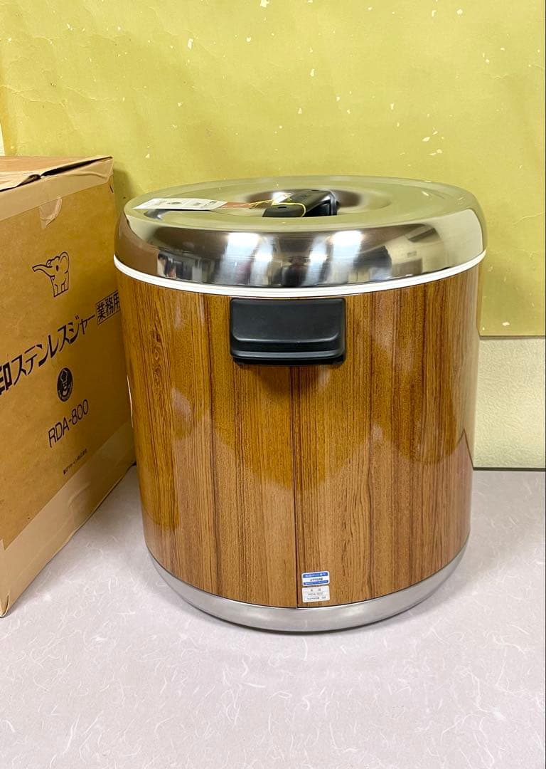 A981展示品❗️電気不要❗️最大容量❗️8L4.5升電気使わない保温ジャー4升5升
