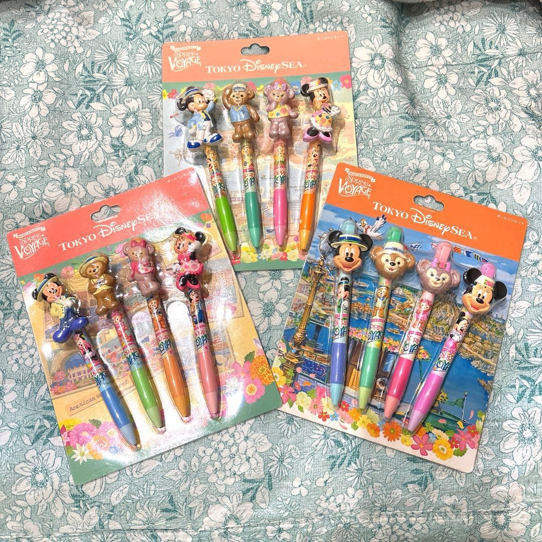 ディズニーシー　スプリングヴォヤッジ　ボールペンセット