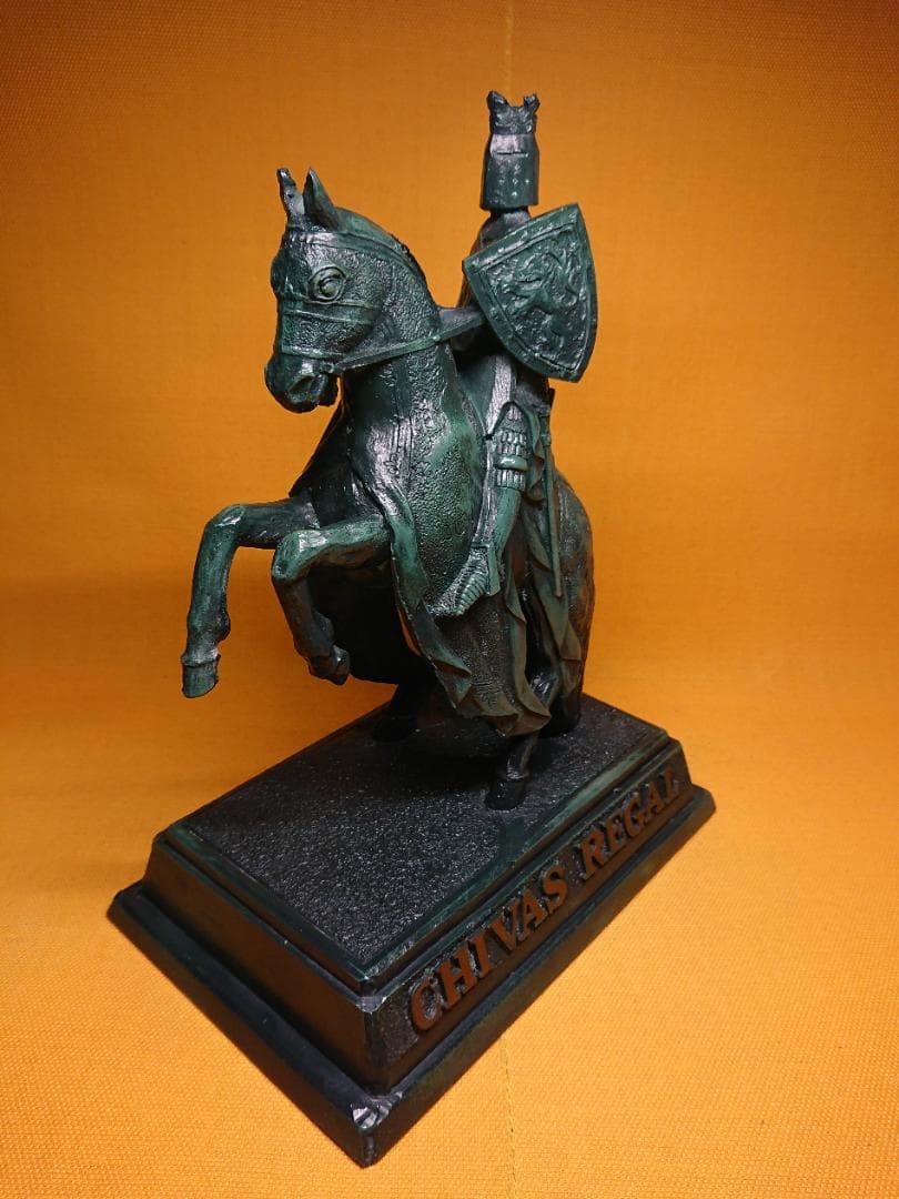 ビンテージ　騎士　馬　人形　金属　置物　インテリア　工芸品　美術品　A2551