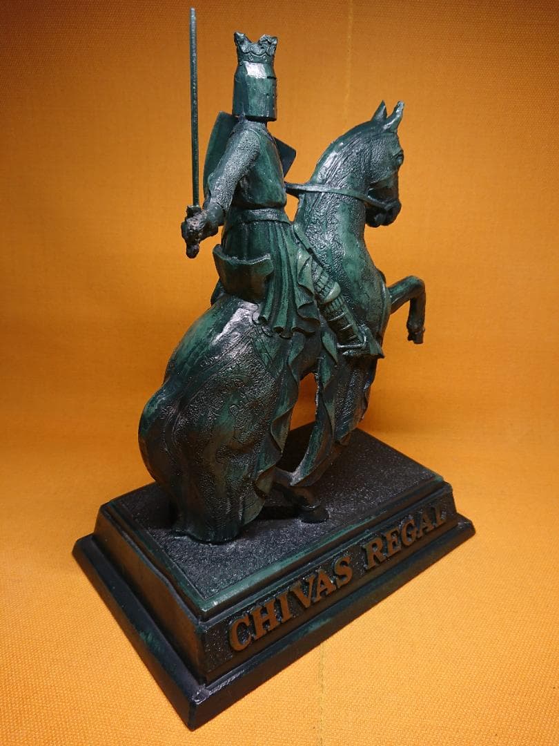 ビンテージ　騎士　馬　人形　金属　置物　インテリア　工芸品　美術品　A2551