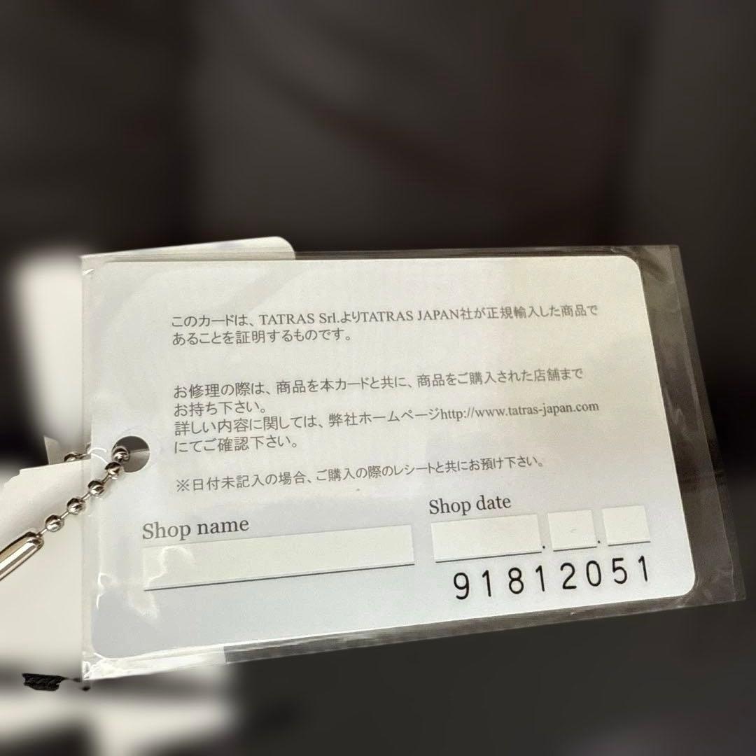 TATRAS タトラス直営店限定SPERANZAブラック　　　　サイズ01
