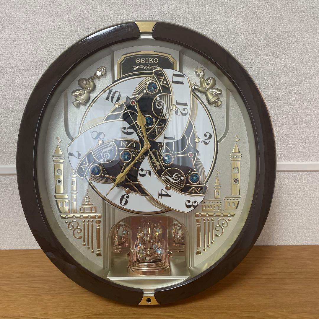 稼働確認済み　セイコー　からくり時計　RE579B SEIKO 壁掛け時計