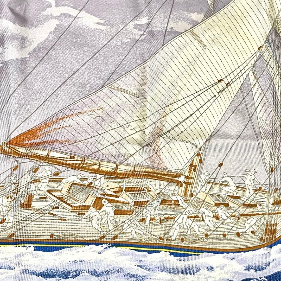 エルメスカレ90 EN COURSE シルクスカーフ