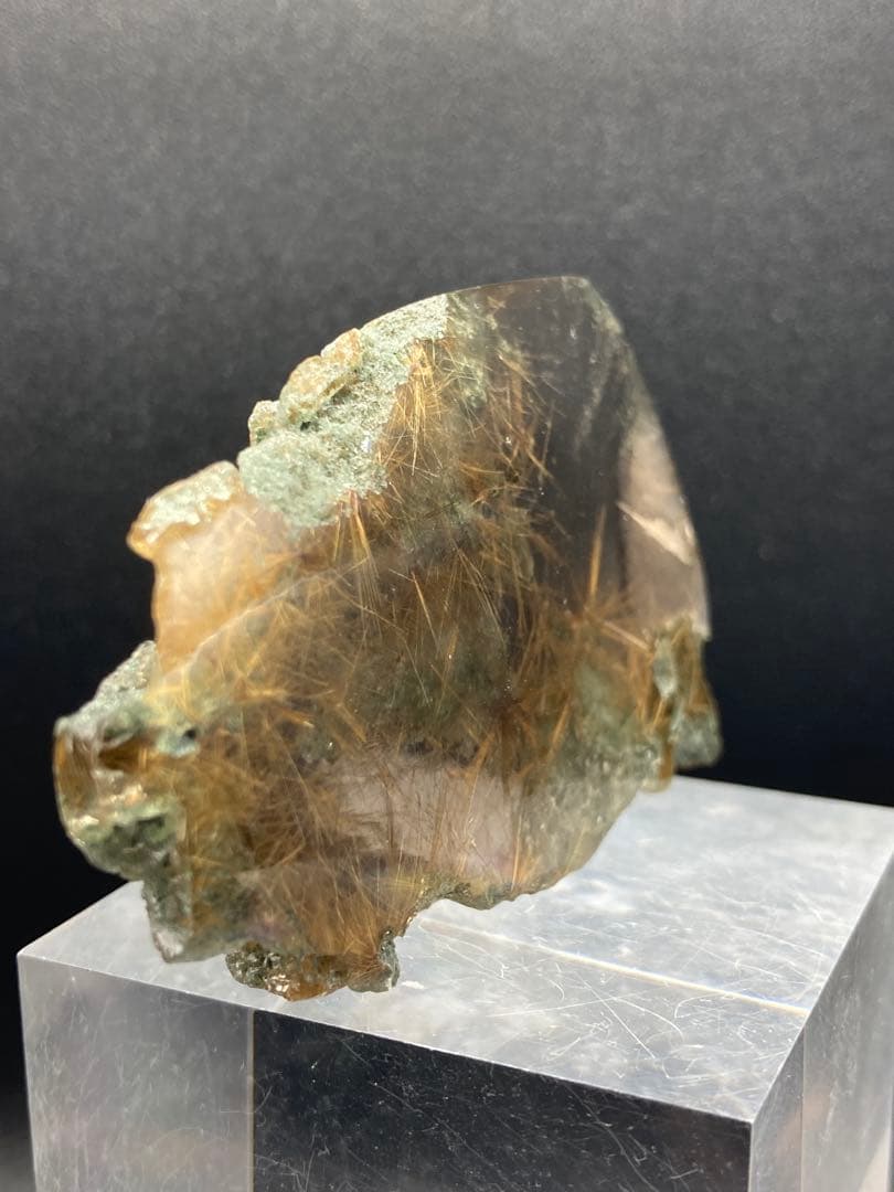 ルチルクォーツ スライスカット 天然石 パワーストーン