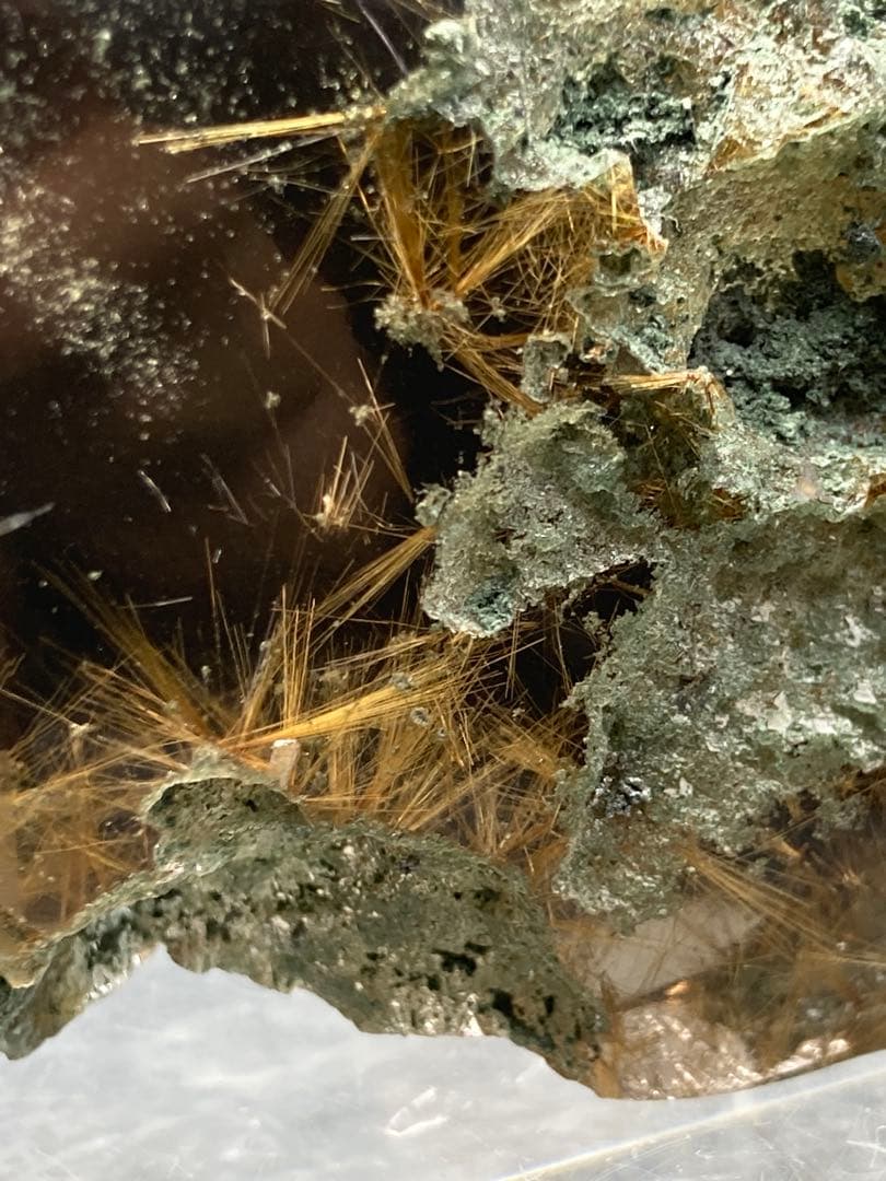 ルチルクォーツ スライスカット 天然石 パワーストーン