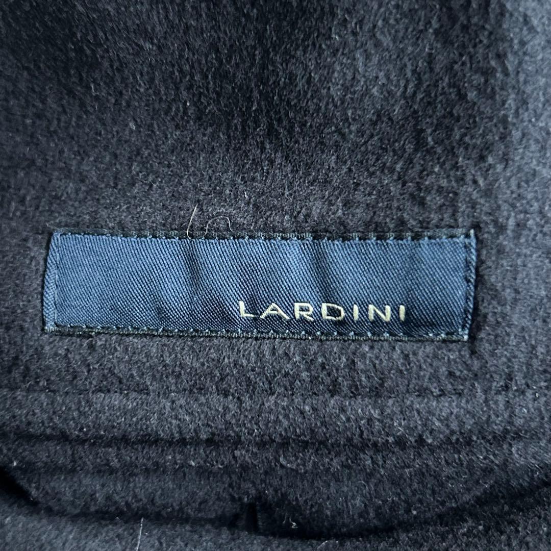 ラルディーニ チェスターコート ロング カシミヤ混 ダブル 通勤 ブートニエール