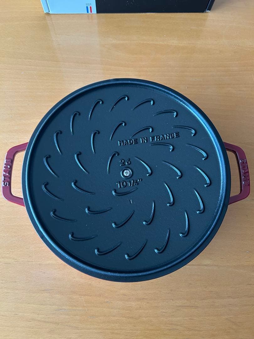 【新品】ストウブSTAUB 26cm ブレイザーソテーパン　チェリー