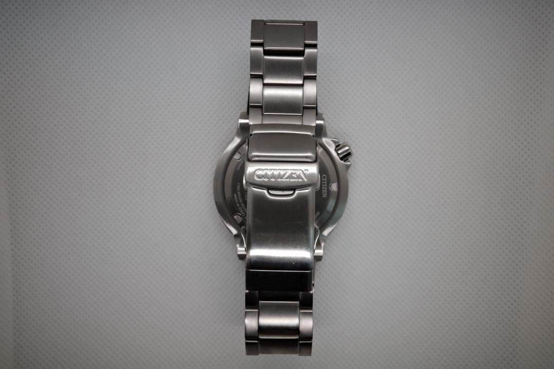 シチズン BN0167-50H プロマスター MARINE グレー【美品】