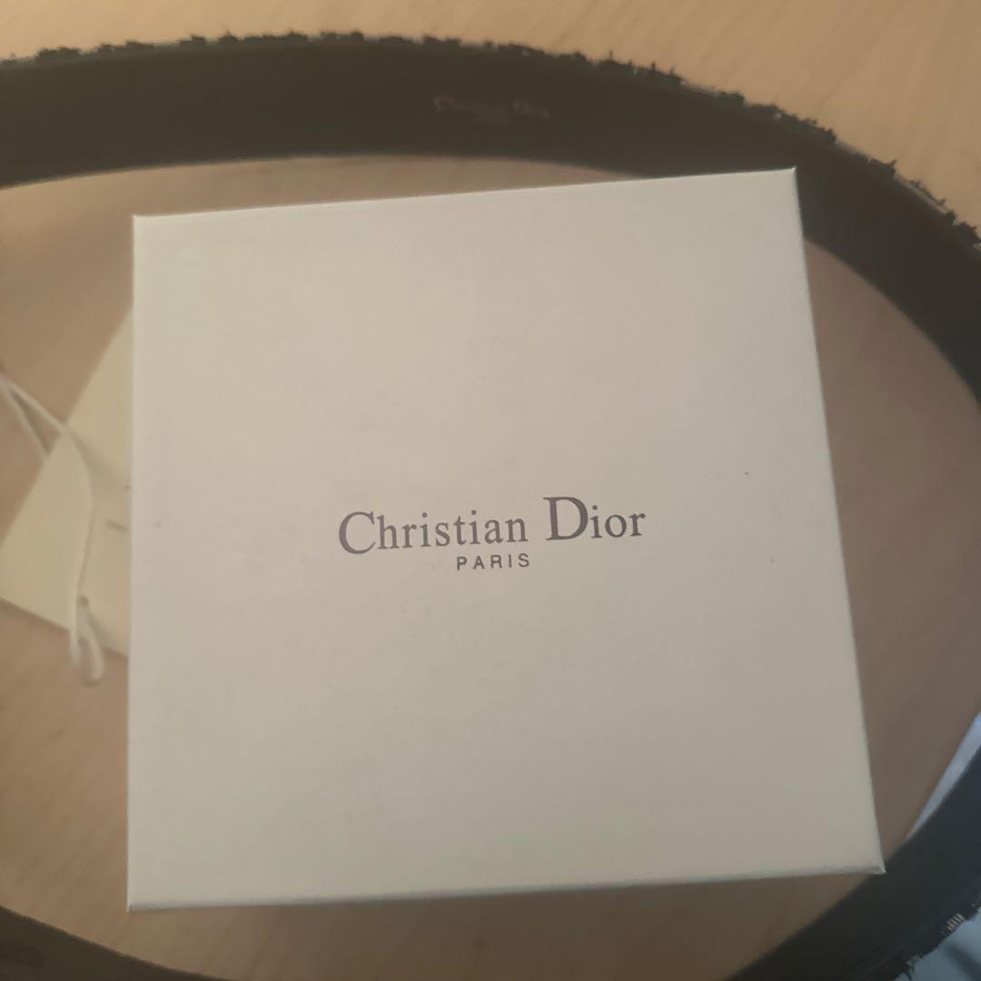 ゆ*様 Christian Dior レザー ベルト ブラック/グレー