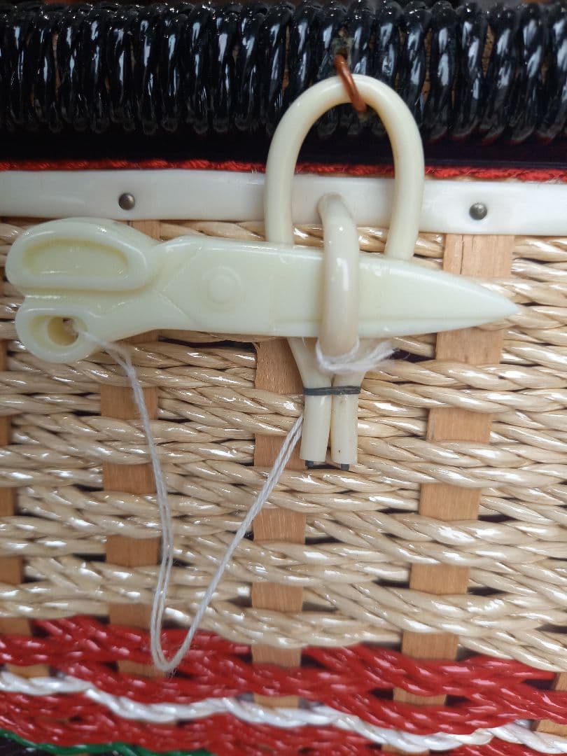 weather cock 　昭和レトロ裁縫道具箱