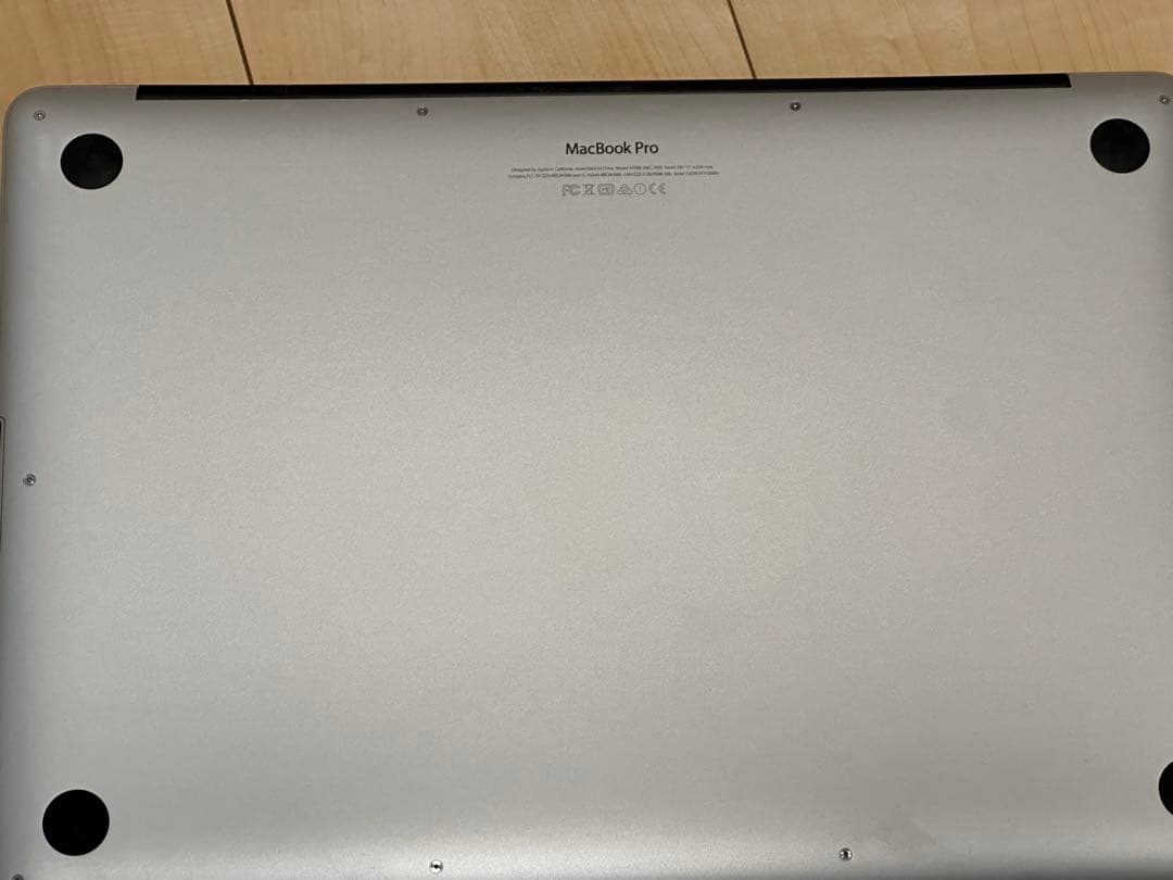 MacBook本体 MacBook Pro A1398 16GB 250GB