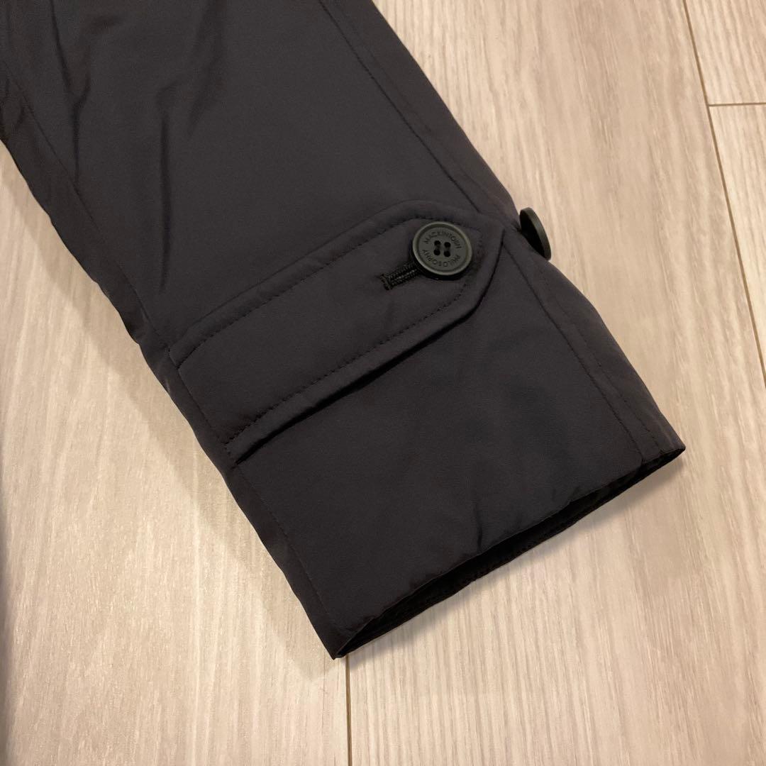 mackintosh britec ブラック ステンカラーダウンコート 36