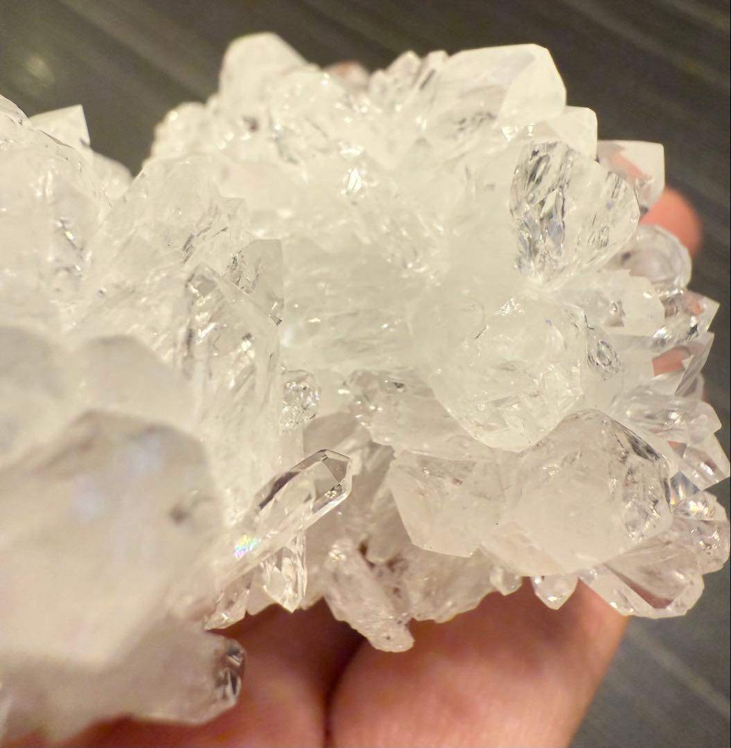 高品質♡ 蝶々 菊花水晶 クラスター クリアクォーツ 浄化 天然石