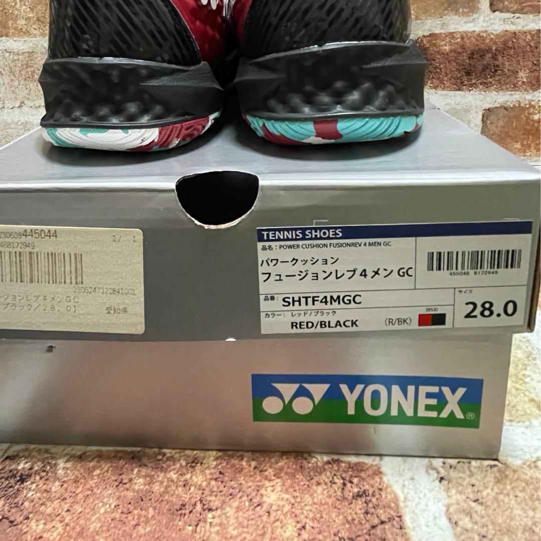 ヨネックス テニスシューズ パワークッションフュージョンレブ4MGC 28cm