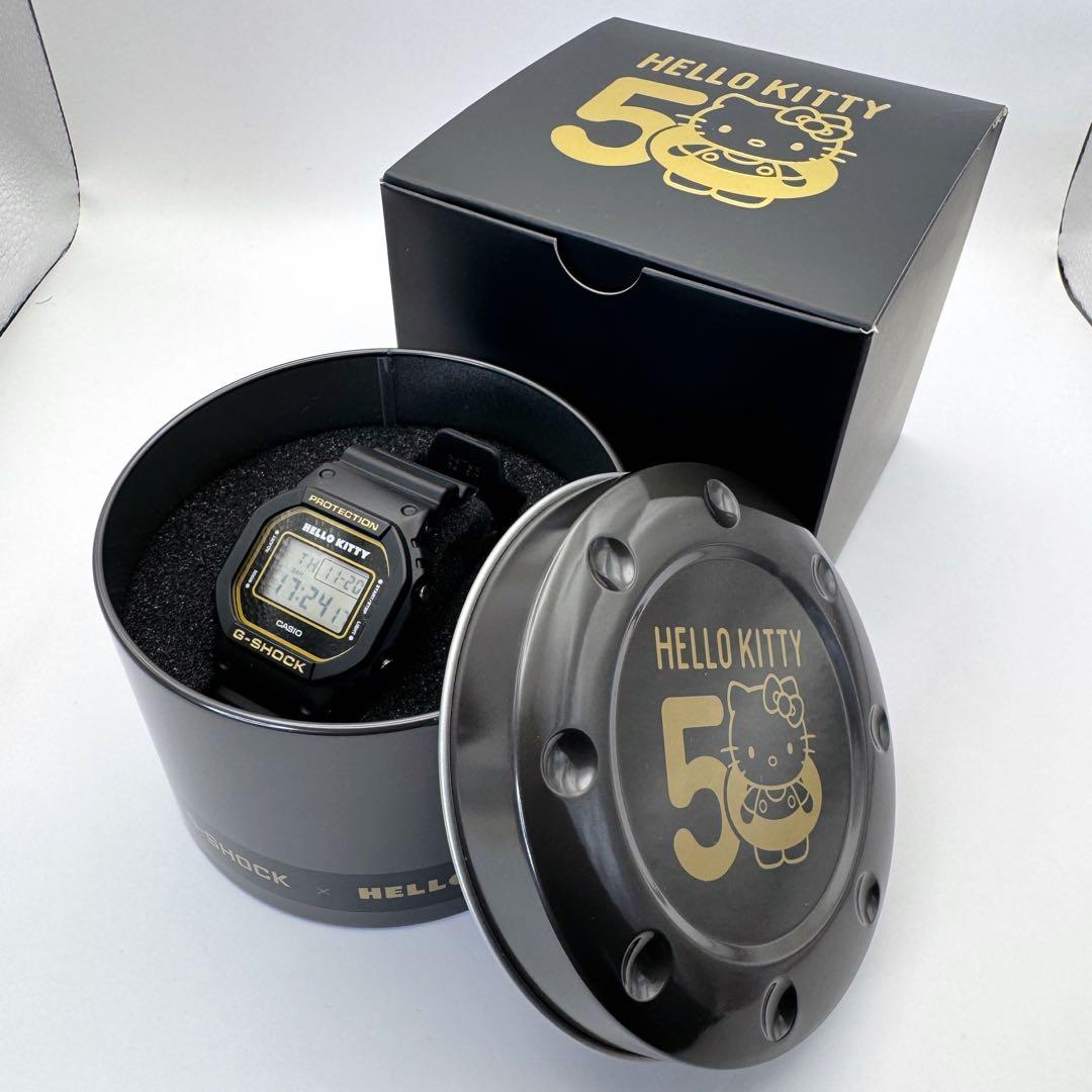 未使用級　ハローキティ50周年記念G-SHOCK コラボ限定モデル