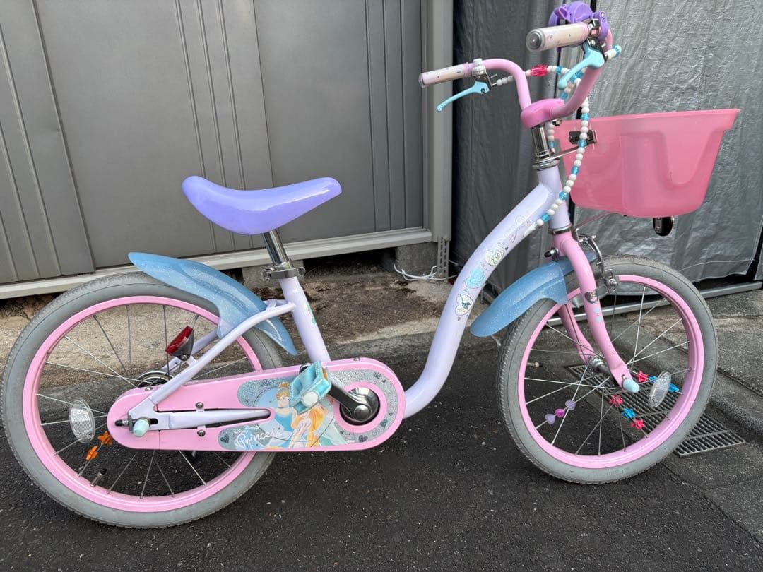 【神奈川県横浜市戸塚区】ディズニー プリンセス 自転車 女の子 子供用
