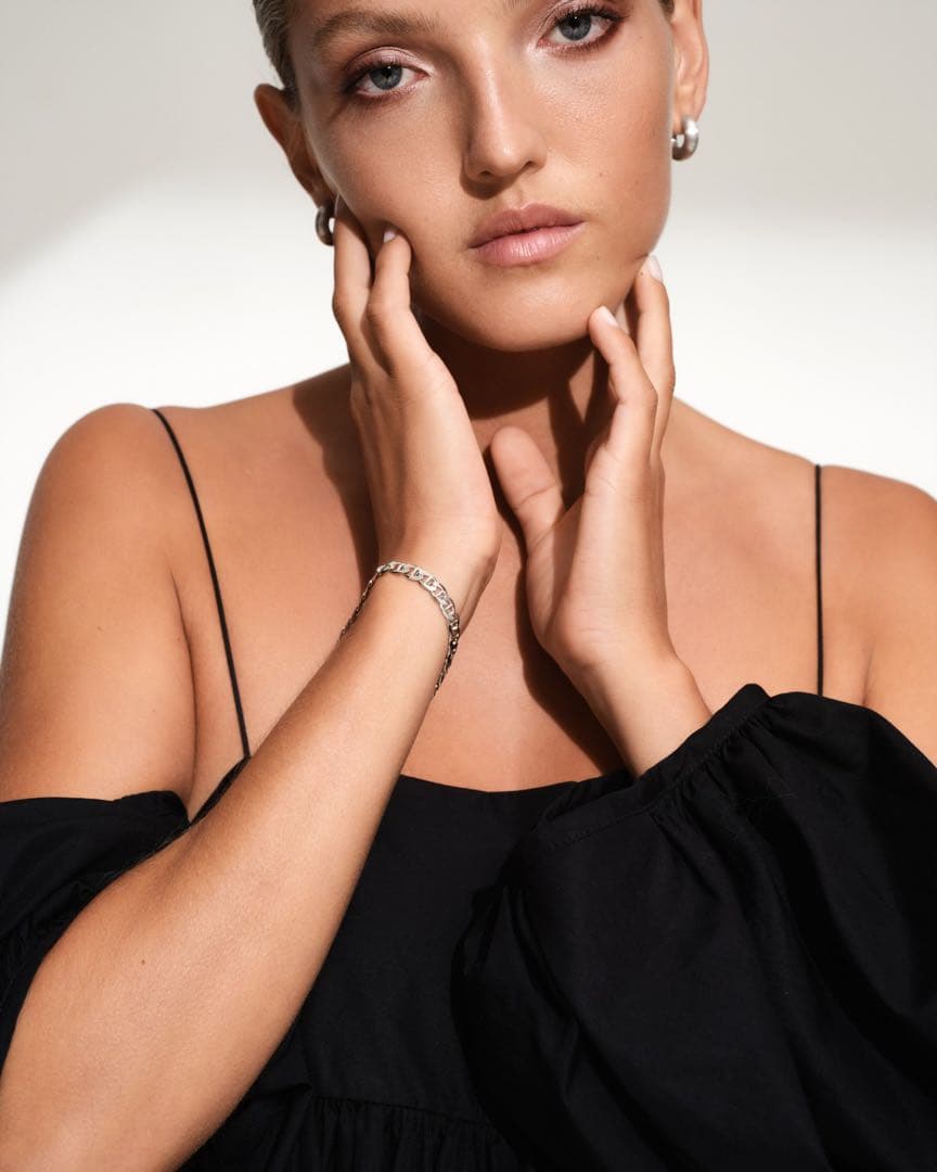 【希少品】トムウッド/ジュードブレスレット/シルバー/7.7インチ