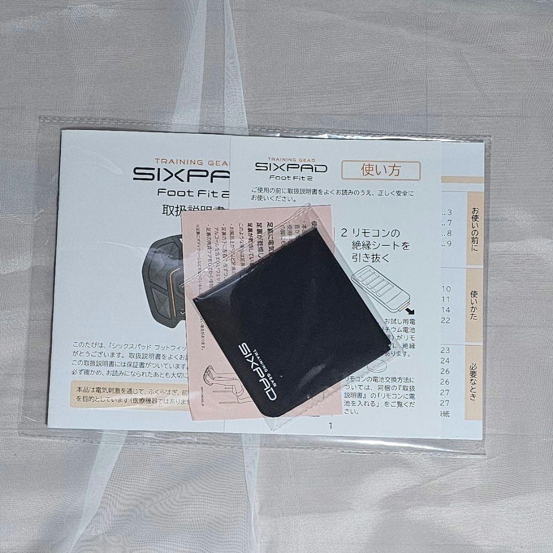 新品 未使用品✨シックスパッド２/SIXPAD Foot Fit 2　ブラック