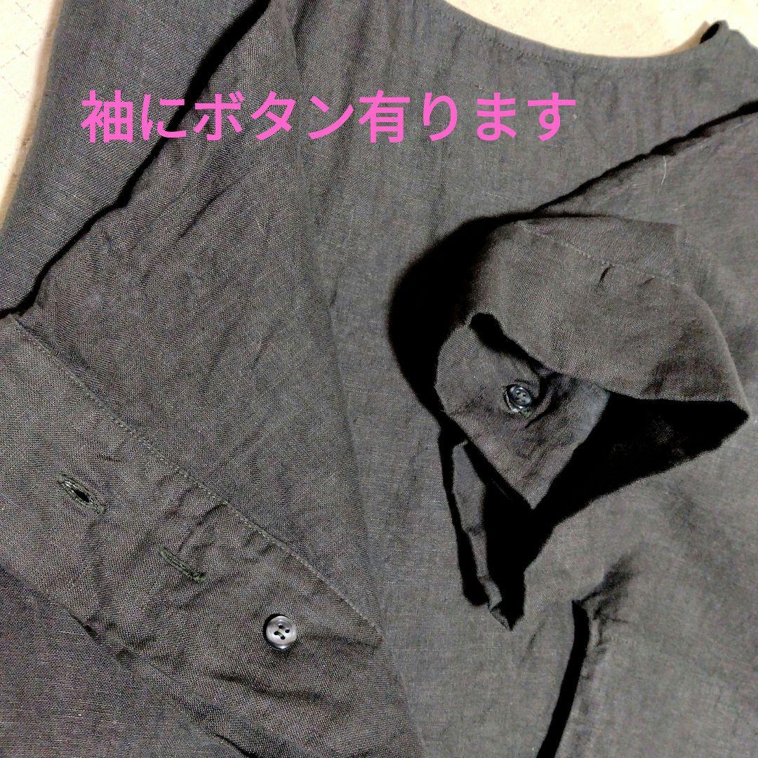 Honnete オネットアイリッシュリネン NewクルーネックT