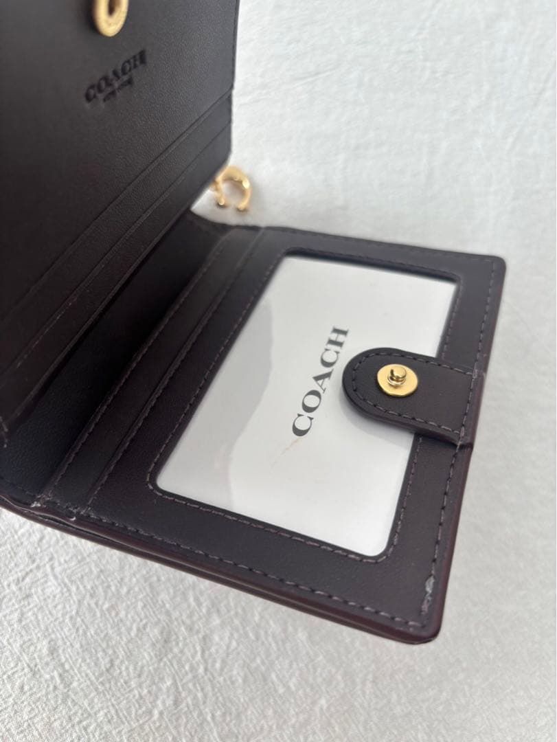 コーチ 財布 レディース 二つ折り財布 アウトレット レザー