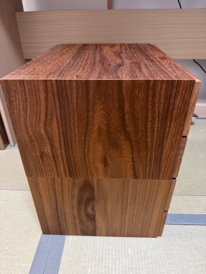 無印良品 スタッキングチェスト・引出し・2段　2セット　ウォールナット