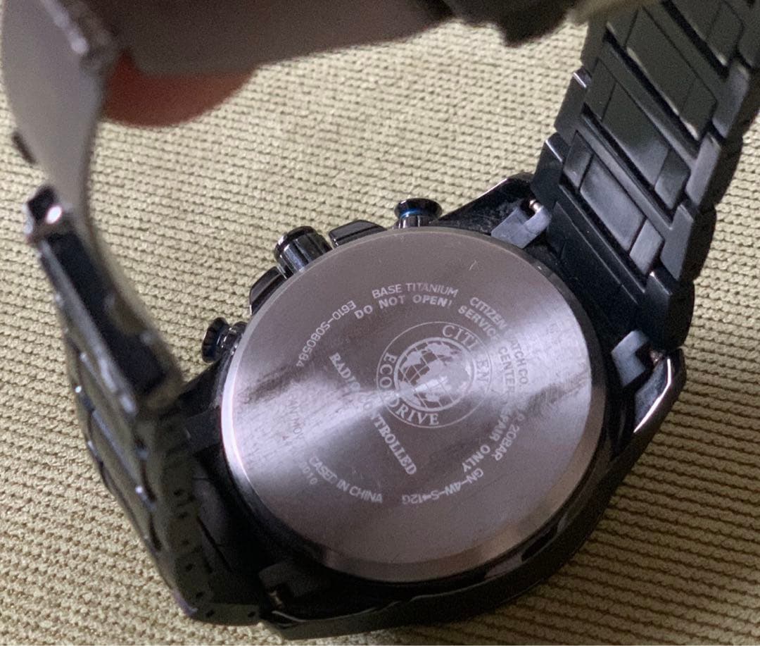 シチズン AS8025-57E/E610-S080584 チタン電波