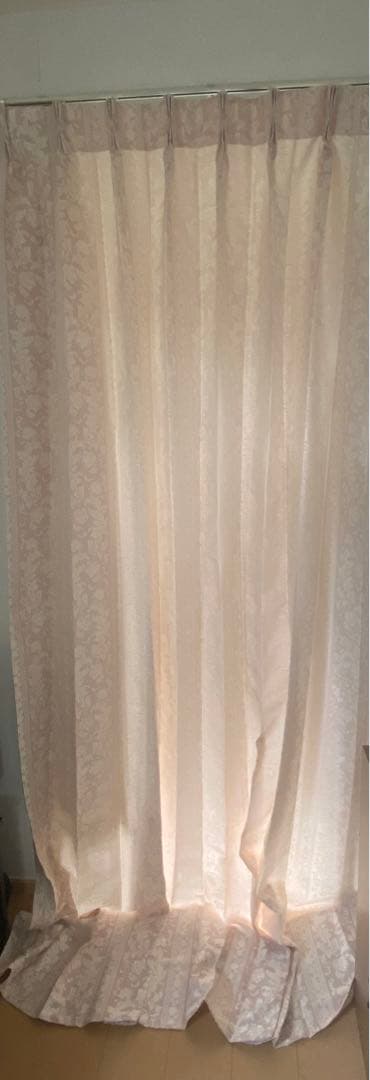 カーテン ピンク 2枚