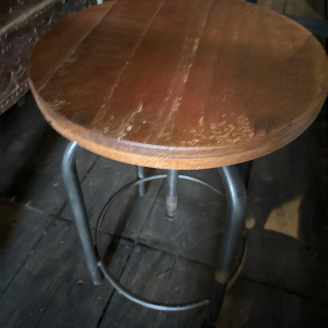 インドアイアンアップダウンスツール 丸座椅子Ｃ