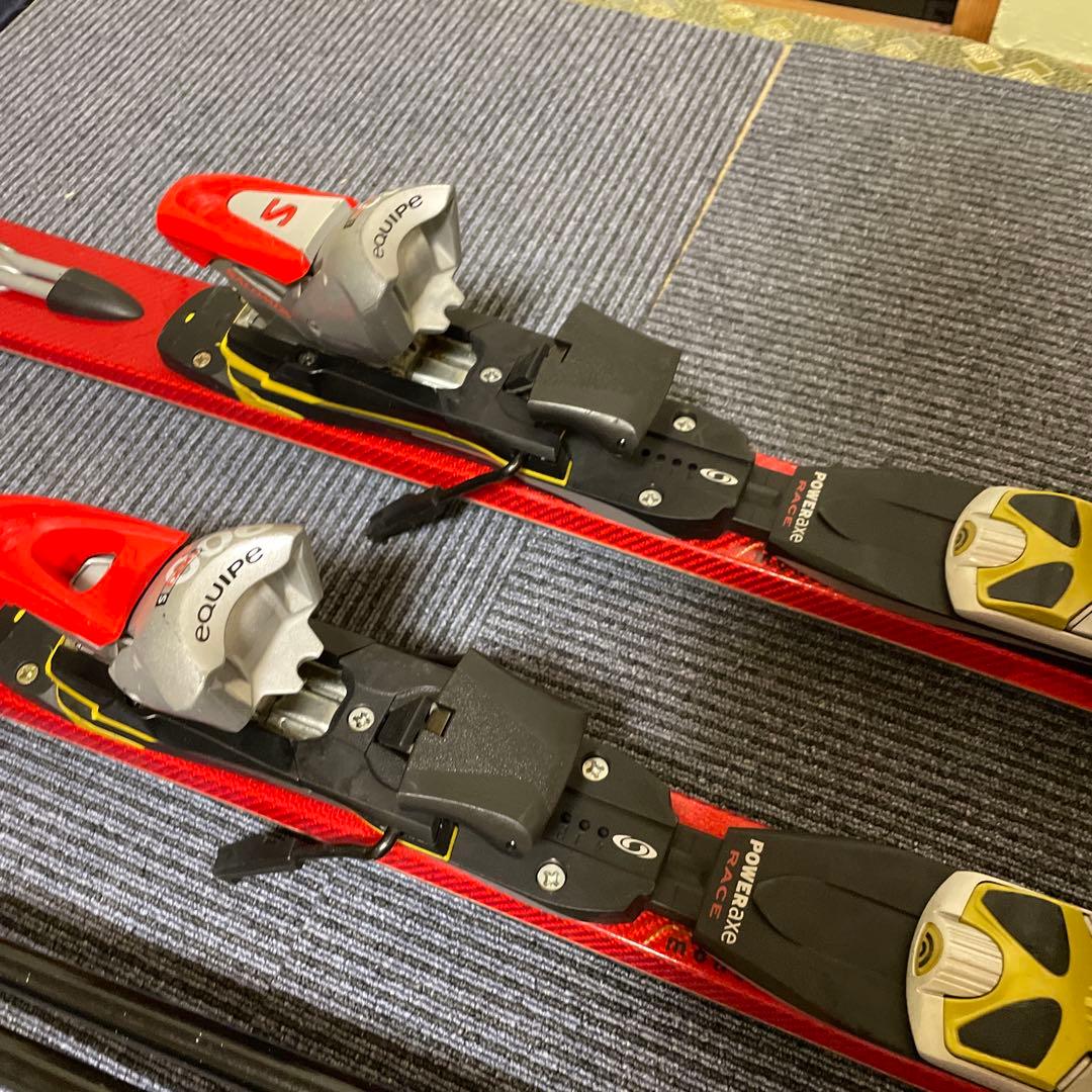 スキー板　180 サロモン　スキー　ストック120