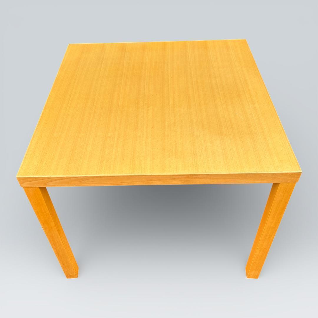 【最終価格】無印良品 ダイニングテーブル 正方形85cm ナチュラル 廃盤希少